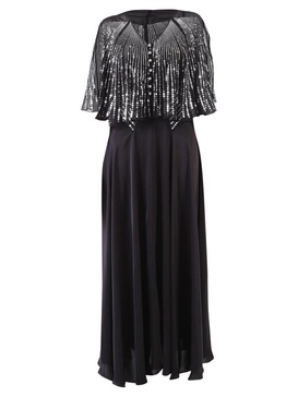 Paco Rabanne Sequins Embellished Maxi Dress