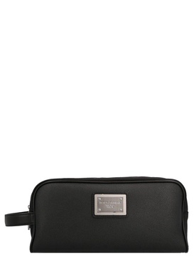 Dolce & Gabbana Logo Plaque Toiletry Bag