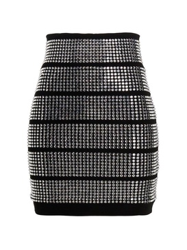 Alexandre Vauthier Embellished High Waist Mini Skirt