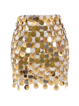 Paco Rabanne High-Waist Sequinned Mini Skirt