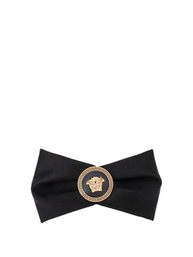 Versace Alia Medusa Head Motif Bow Hair Clip