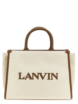 Logo Logo Patch Shopping Bag