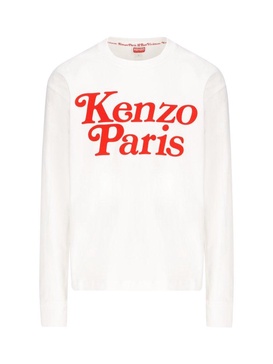 Kenzo Logo Printed Crewneck T-Shirt