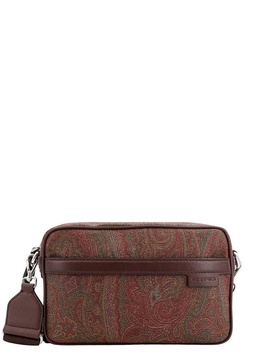 Etro Small Paisley-Printed Zipped Crossbody Bag