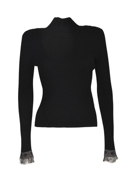 Chiara Ferragni Logomania Knit Turtleneck Jumper