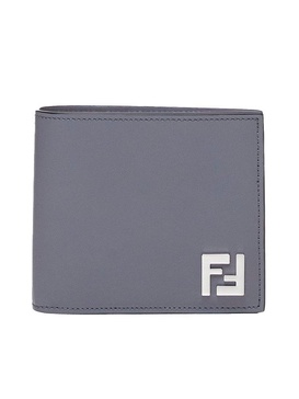 Logo-plaque Leather Bifold Wallet