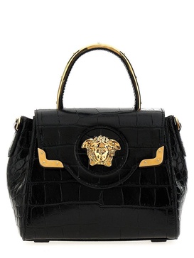 Versace La Medusa Small Top Handle Bag