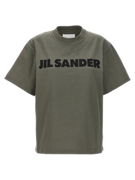 Jil Sander Logo Printed Crewneck T-Shirt