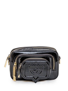 Chiara Ferragni Eyelike-Embossed Zipped Crossbody Bag