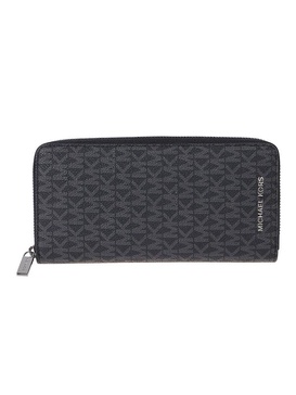 Michael Michael Kors Greyson Logo Zip-Around Wallet