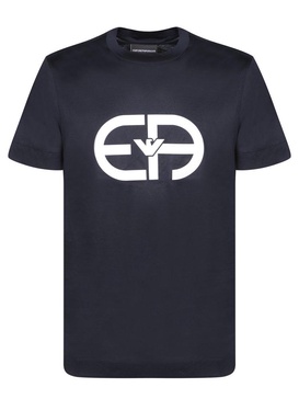 Emporio Armani Logo Printed Crewneck T-Shirt