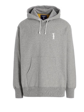 Junya Watanabe MAN Logo Embroidered Drawstring Hoodie