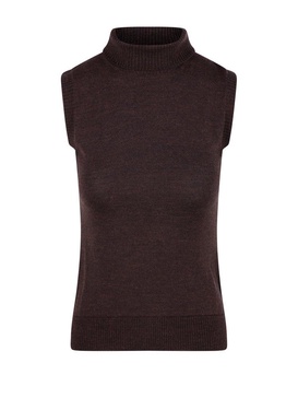 Sportmax High Neck Sleeveless Jumper