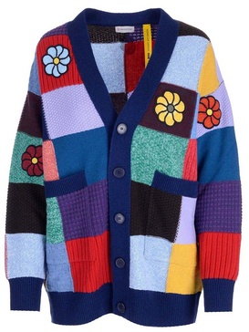 Moncler X JW Anderson Patchwork Buttoned Cardigan