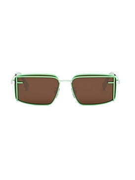 Fendi Eyewear Rectangular Frame Sunglasses