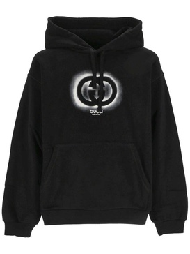 Gucci Logo Printed Drawstring Hoodie