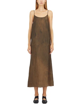 Uma Wang Round Neck Midi Anaya Dress