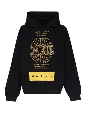 Marni Logo Printed Hoodie