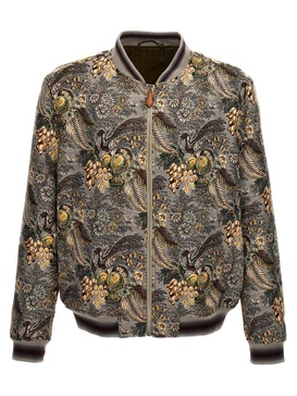 Etro Paisley Printed Bomber Jacket