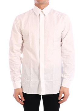 Dior Homme Jacquard Long-Sleeved Shirt