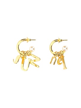 Sunnei Logo Charm Earrings