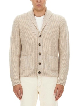 Tom Ford Brushed Shawl Collar Knitted Cardigan