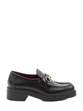 Gucci Horsebit Detailed Lug Sole Loafers