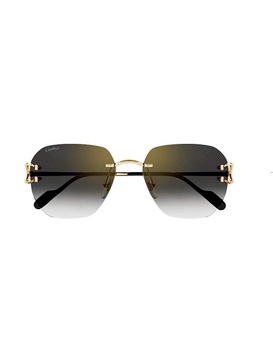 Cartier Geometric Frame Sunglasses