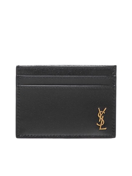 Saint Laurent Tiny Cassandre Credit Card Case