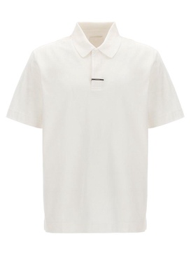 Givenchy Metal Clip Short-Sleeved Polo Shirt