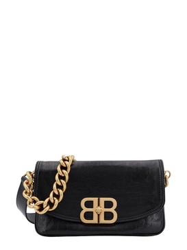 Balenciaga Logo Plaque Shoulder Bag