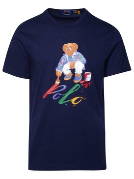 Polo Ralph Lauren Bear Printed Crewneck T-Shirt