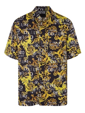 Versace Jeans Couture Baroque Print Buttoned Shirt