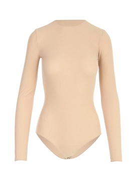 Maison Margiela Four-Stitch Long-Sleeve Bodysuit