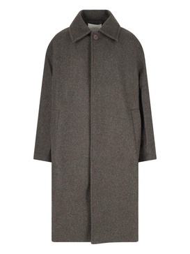 Studio Nicholson Wain Button Detailed Midi Coat