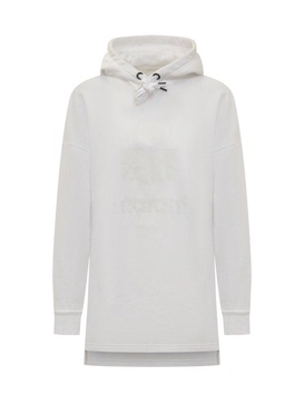 Isabel Marant Étoile Logo Printed Drawstring Hoodie