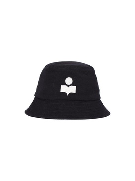 Isabel Marant Logo Embroidered Narrow Brim Bucket Hat