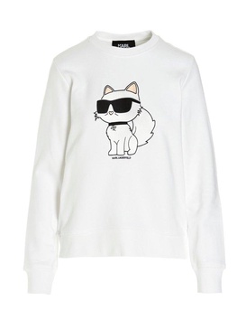 Karl Lagerfeld Ikonik 2.0 Choupette Crewneck Sweatshirt