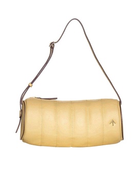 Manu Atelier Logo-Plaque Padded Shoulder Bag