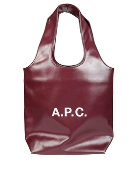 A.P.C. Small Ninon Logo Printed Tote Bag