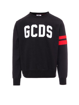 GCDS Logo Embroidered Crewneck Sweatshirt