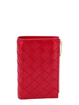 Bottega Veneta Medium Intrecciato Bi-Fold Zip Wallet