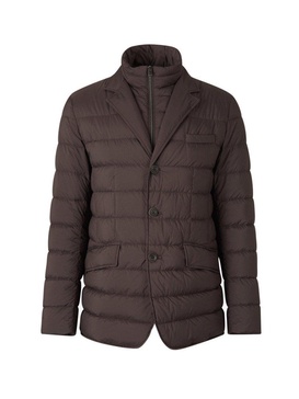 Herno Layered Effect Quilted Coat