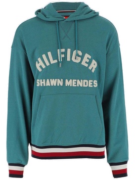 Tommy Hilfiger X Shawn Mendes Logo-Patch Drawstring Hoodie