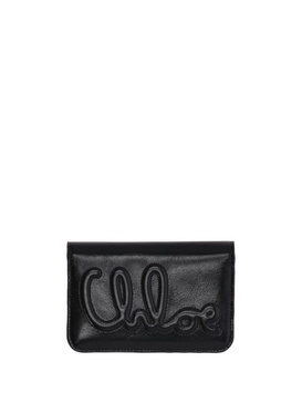 Chloé Logo Patch Wallet