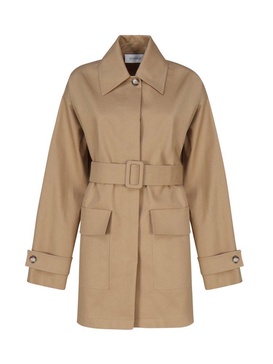 Sportmax Belted Long-Sleeved Coat