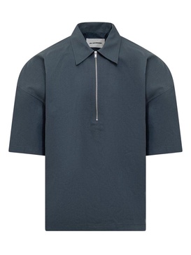 Jil Sander Zipped Short-Sleeved Shirt