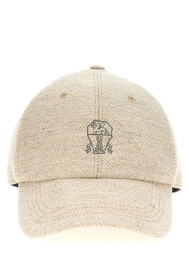 Brunello Cucinelli Logo Embroidered Cap