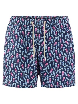 Mc2 Saint Barth Jellyfishes Printed Drawstring Swim Shorts