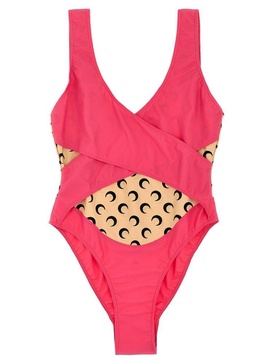 Marine Serre 'All Over Moon' One-Piece Swimsuit